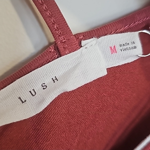 [Lush] Women's High Low Dress in Rust Size Medium - Picture 5 of 8